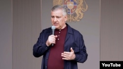 Armenia- Opposition leader Samvel Karapetian meets with residents of Kotayk province, Yerevan, May 24, 2026.