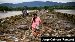 Штети од бурата Ета во Хондурас