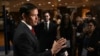 US Secretary of State Marco Rubio speaks to the press in Manila on July 23.