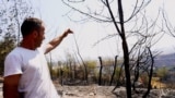 Kosovo wild fires, South Mitrovica