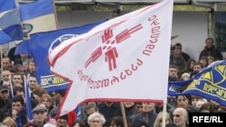 Продолжаются протесты оппозиции в Тбилиси, апрель 2009