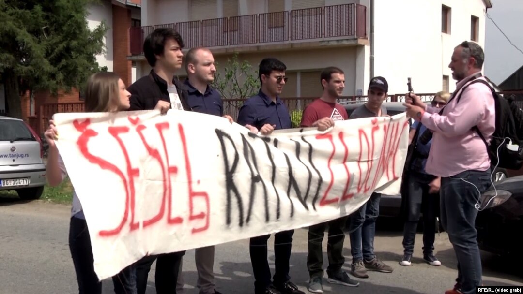 Protest protiv srpskih radikala 