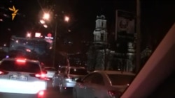 Автопробег "За единую Украину" в Донецке