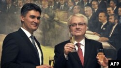 Zoran Milanović i Ivo Josipović, 2012.