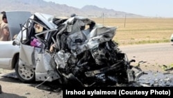 Садама дар роҳи Хуҷанд-Мастчоҳ. Моҳи июни соли 2025