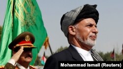 Owganystanyň prezidenti Aşraf Ghani, Kabul, 19-njy awgust, 2017. 