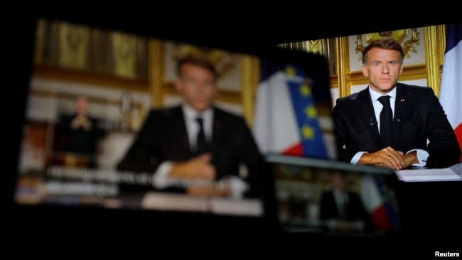 Presidenti i Francës, Emmanuel Macron, iu adresua kombit më 18 tetor 2026.