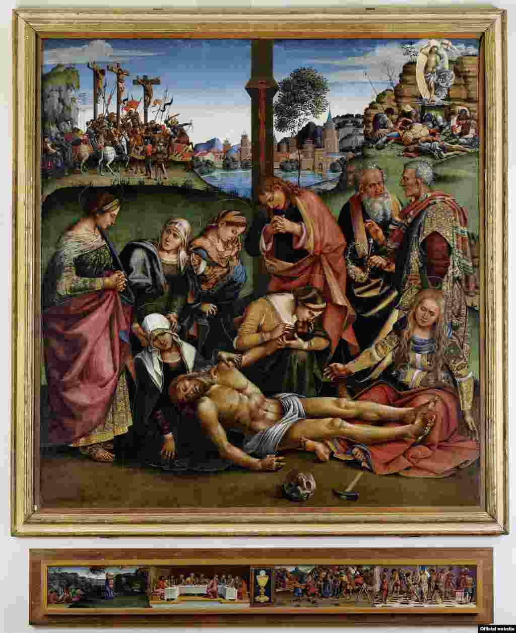 Luca Signorelli, Compianto su Cristo morto - Castiglion Fiorentino, Museo della Pieve di San Giuliano
