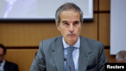 IAEA's Rafael Grossi at the quarterly board of governors meeting in Vienna on March 2