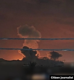 شرح عکس در شبکه‌های اجتماعی: اهواز سمت پادگان گلف و چهارشیر. ۴:۲۰، چهارشنبه ۱۲ فروردین