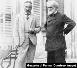 Арриго Бойто и Джузеппе Верди, 1892 год