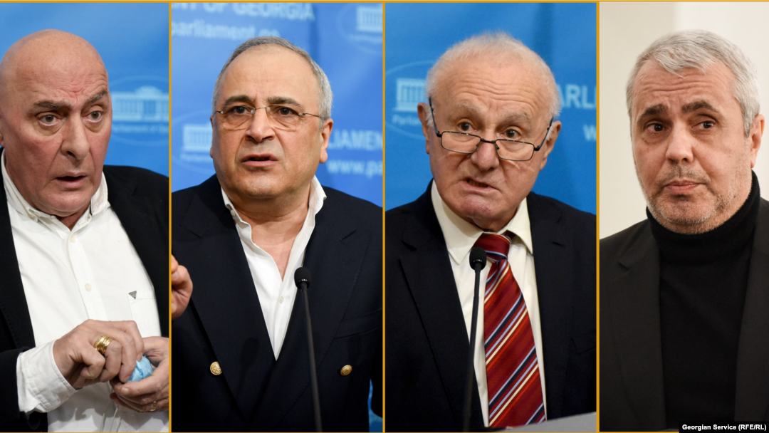Автандил Энукидзе, Давид Зилпимиани, Фридон Инджия и Гела Микадзе