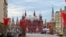 A view of Tverskaya Street ahead of a military parade on Victory Day in Moscow