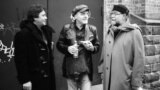 De la stînga la dreapta: Louis Sclavis, Aldo Romano Henri Texier, 