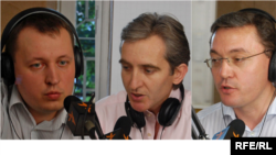 Grigore Petrenco, Iurie Leanca, Igor Corman, Jul2009