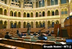 Az Országgyűlés plenáris ülése.