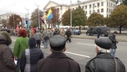 У Запоріжжі День захисника України відзначили ходою ветеранів АТО (відео)
