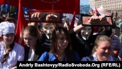 Акція протесту проти нового трудового кодексу, Київ, 21 травня 2012 року 