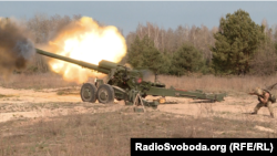 Подготовка украинских артиллеристов к совместным учениям с подразделениями НАТО