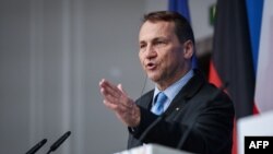 Ministri i Jashtëm i Polonisë, Radoslaw Sikorski. Fotografi nga arkivi. 