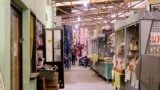 Street market in Subotica, near Hungarian border