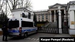 Расейская амбасада ў Варшаве.