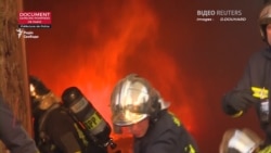 Нове відео, яке оприлюднили паризькі пожежники, показало розпал пожежі у Нотр-Дамі