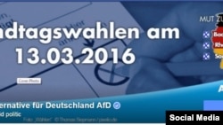 Предвыборный плакат Партии "Альтернатива для Германии" 