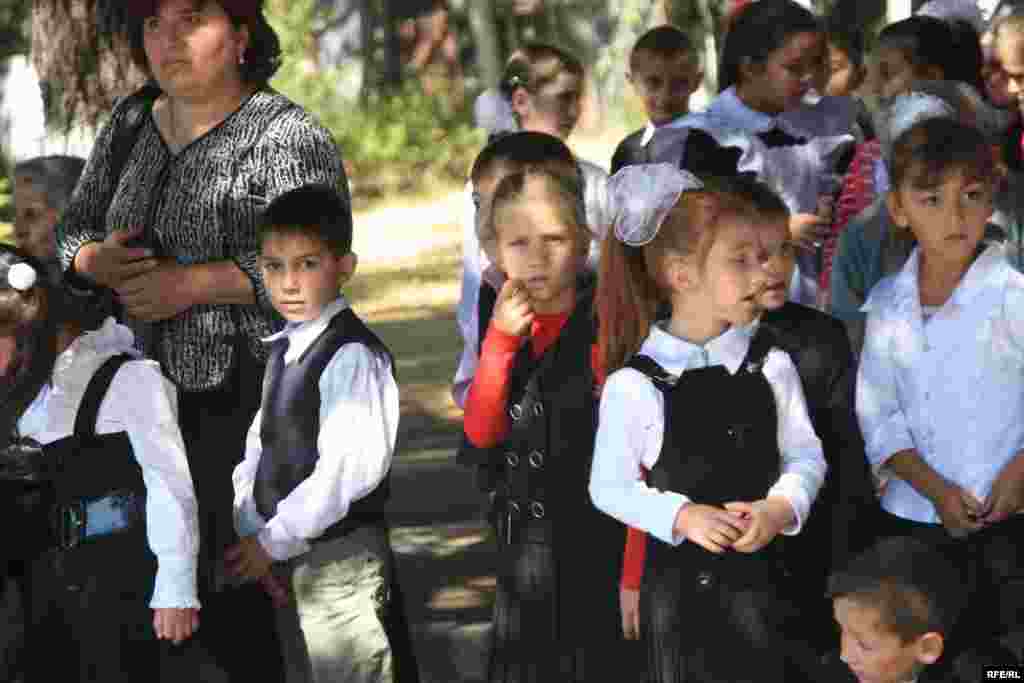 Школьники на улицах Цхинвали