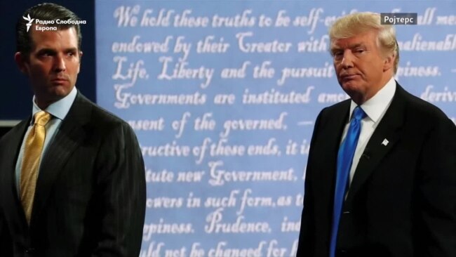 Трамп: син ми барал од Русите информации за Клинтон