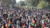 An election rally in the western Afghan city of Herat.