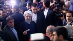Rohani, Raisi Cast Ballots In Iranian Presidential Election