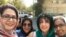 FILE - Narges Mohammadi (C), Iranian human rights activist.