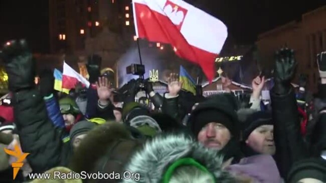 Апазыцыя абвясьціла Грушэўскага тэрыторыяй Майдану