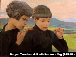 Фелікс Вигживальський «Портрет дітей художника». 1906 рік