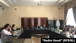 Рабочая группа ООН по насильственным или недобровольным исчезновениям провела пресс-конференцию в Душанбе. 5 июля 2019 года 