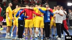 Македонска ракометна репрезентација (фотоархива).