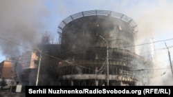 Наступствы расейскага ўдару па Кіеве, 24 траўня 2026 году. Ілюстрацыйнае фота