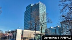 Zgrada Vlade entiteta Republika Srpska u Banja Luci, Bosna i Hercegovina. 
