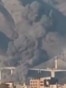 Iran - destroyed bridge connecting Tehran and Karaj - screen grab