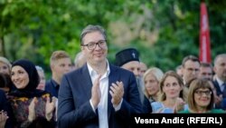 Aleksandar Vučić se "zalaže slobodu govora i drugačijeg mišljenja" (na fotografiji, 2. jul 2021.)