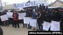 kyrgyzstan--talas--protest