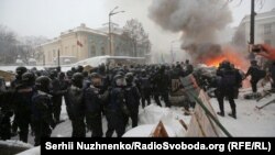 Поліція увійшла до наметового містечка під Верховною Радою, Київ, 3 березня 2018 року