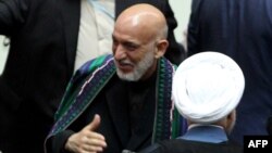حامد کرزی رییس جمهور اسلامی افغانستان