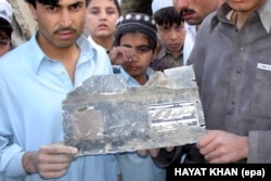 A photo by Hayatullah Khan positively identified U.S. missile shrapnel from a drone attack that killed an Al-Qaeda leader in North Waziristan.