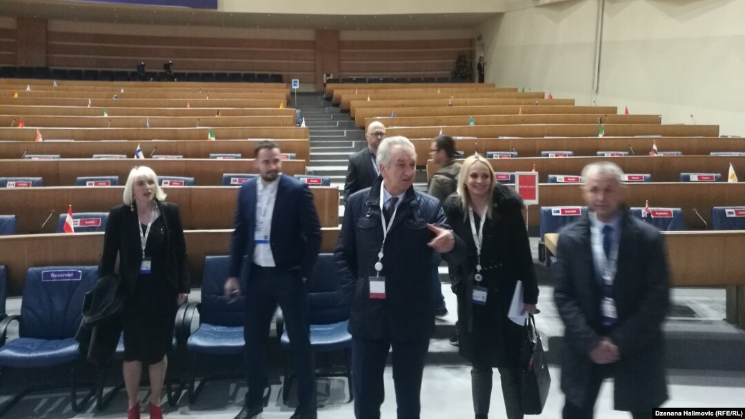 Ministar Mirko Šarović pred početak konferencije EBRD