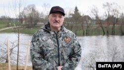 Aleksandr Lukașenka, aprilie 2021