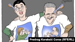 Karikatura Predraga Koraksića Coraxa