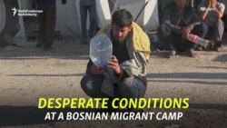 'This Camp Is For Animals': Calls To Relocate Migrants In Bosnia As Winter Looms