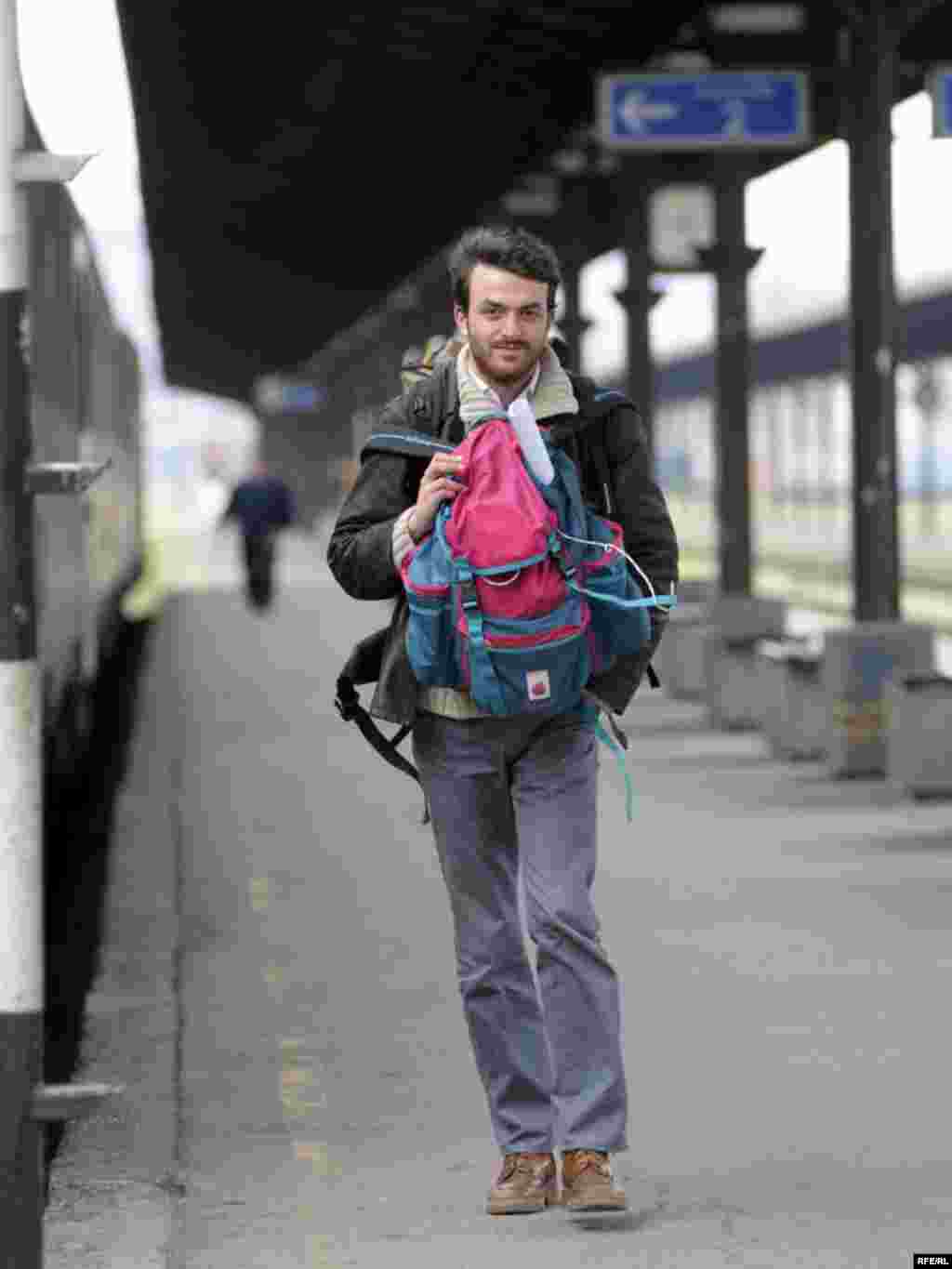 Serbia - Belgrade railway station, ilustrative photo, 22Apr2010.